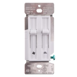 Cooper Lighting SDC15-W Skye Fan/Light Control, 1.5A, 300W, White