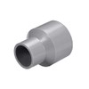 sourcing map PVC DWV Reducing Coupling Schedule 40 Gray 25mm
