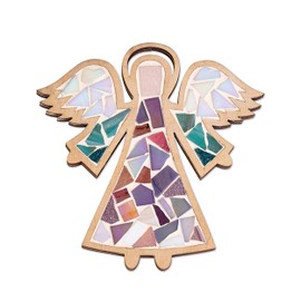 NKlaus DIY Mosaic Craft Set Angel 10 Pieces Toy Children & Adults Craft Kit Puzzle Mosaic Art 15245