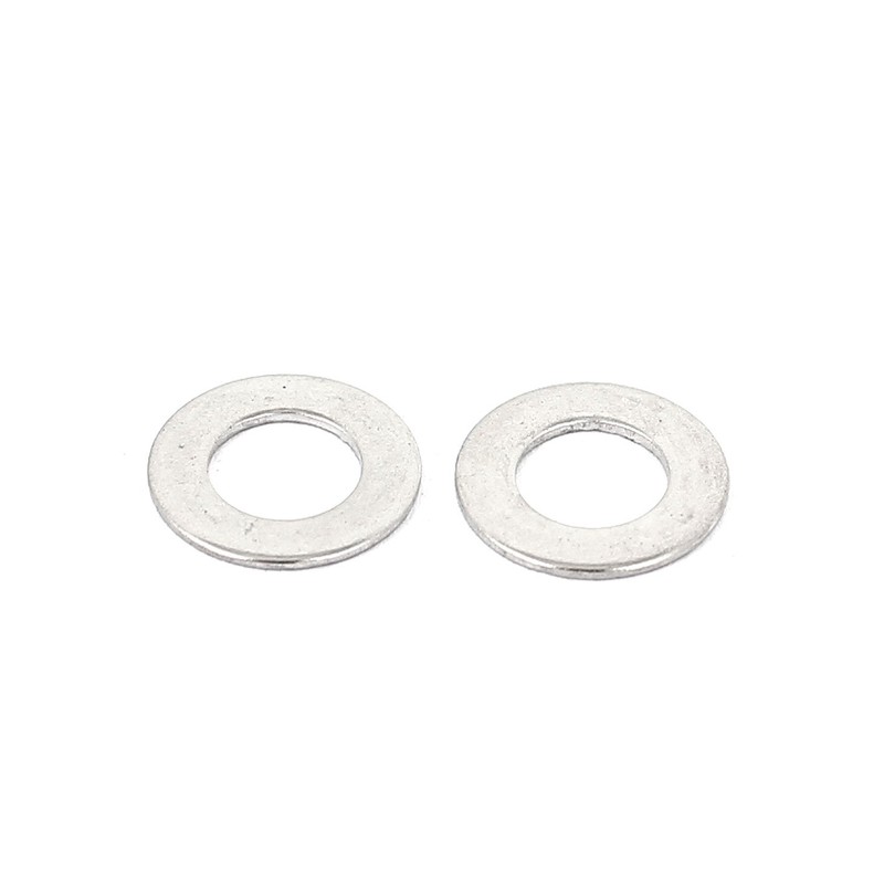 uxcell M5x10mmx0.5mm Stainless Steel Round Flat Washer for Bolt Screw