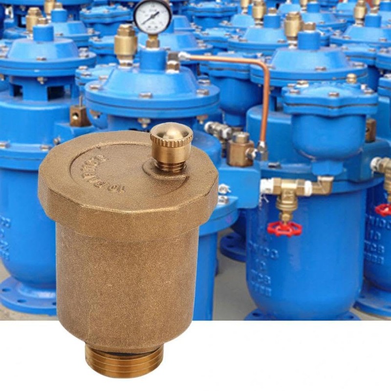 1 x Bleed Valve, Brass Automatic Bleed Valve, Male Thread,