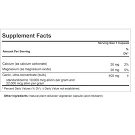 ANDREW LESSMAN Garlic Extract - 60 Capsules - Deodorized Natural Garlic Extract. Protective Sulfur-Based Compounds. Pure, Gentle, Odorless. No Aftertaste, No Stomach Upset, No Additives