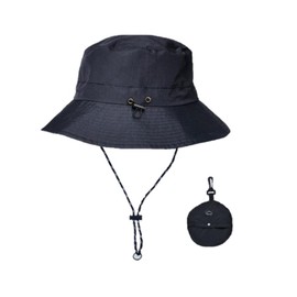 Bobo & Hanhan Hat, Women's, Men's, Safari Hat, Rain Hat, Foldable, Integrated Storage, Sunburn, Waterproof, Breathable, Quick Drying, Wide Brim, Sunshade, Lightweight, Small Face, Bucket Hat, Size