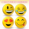ArtCreativity Emoticon Bouncy Balls for Kids, Set of 12, Bouncing