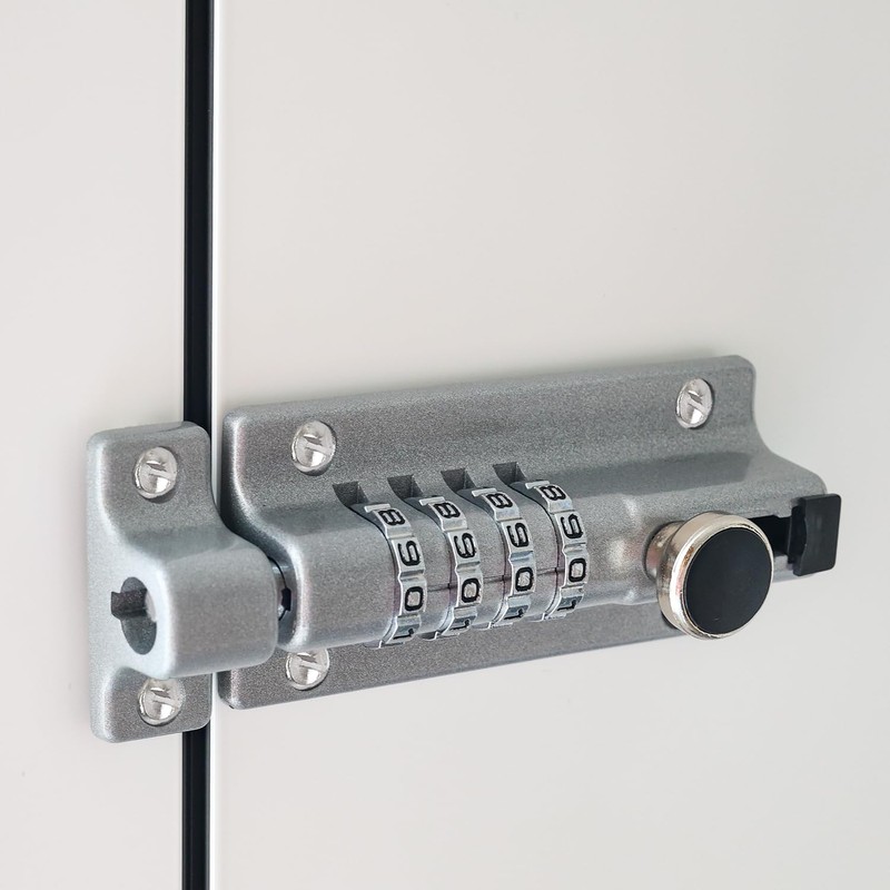 HMF Deadbolt 3591-02, Door Bolt with 4 Digit Combination Code