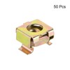 sourcing map M4 Cage Nuts for Server Rack Cabinet, Carbon
