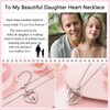 PINKDODO Daughter Necklace, Father to Daughter Gifts from Dad, Birthday