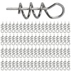 Soft Lure Bait Spring Twist Lock 150pcs Fishing Crank Hook