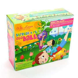Wai Lana Little Yogis Stretch ‘N Play Eco Ball Kit - Award Winning Kid’s Yoga Set for 3 Yrs. and Up, BPA and Lead-Free