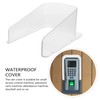EXCEART Waterproof Doorbell Cover Push Button Cover Outside Doorbell Rainproof