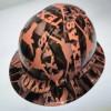 Pyramex full brim hard hat custom hydro dipped IN TEXAS