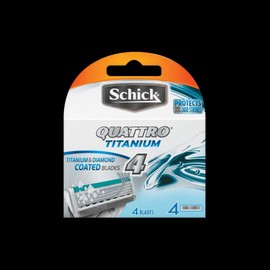 Schick Buy Schick Quattro Titanium Refills 4 Pack Online | Chempro Chemists