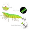 Squid fishing lure prawn shrimp with rattle luminous legs 11.5cm