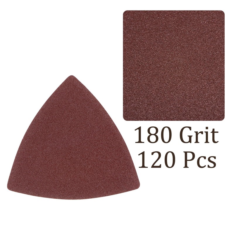 Kozelo 120pcs Mouse Sander Detail Sandpaper - [ 180 Grit,