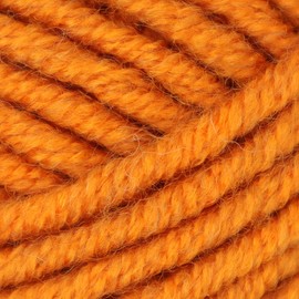 Estako Megastar, 75% Acrylic 25% Wool Yarn, Soft, Chunky Bulky Weight #5 for Crochet and Knitting 3.52 Oz (100g) / 120 Yrds (110m) (62061 - Dark Yellow)