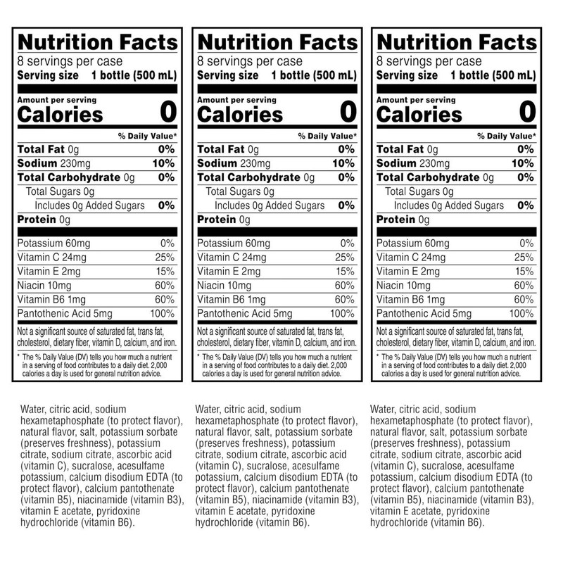 Propel Zero Calorie Fitness Electrolyte Water Beverage Variety Pack Of