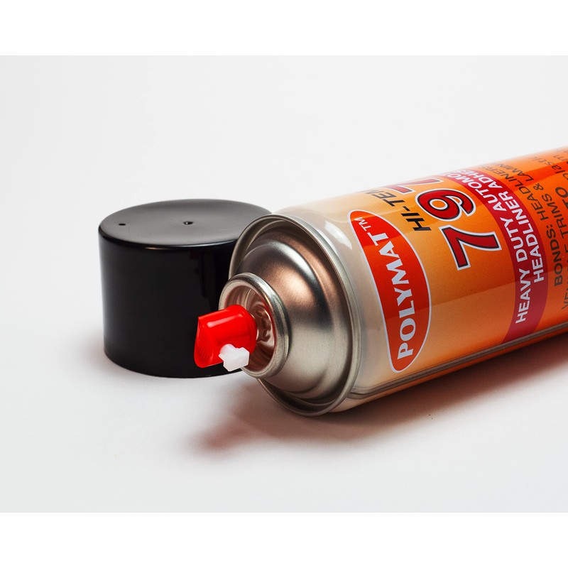 Polymat 797 Hi-Temp Spray Glue Adhesive Bonds POLYETHYLENE to Metal