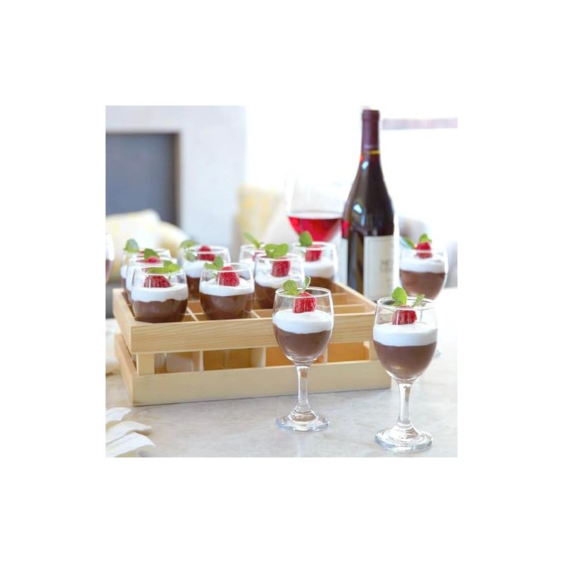 IWA Mini Wine Glasses with Crate Set of 12#27371
