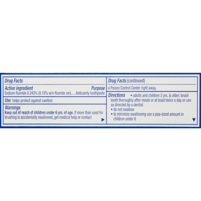 Crest Toothpaste Regular 0.85 oz (Pack of 2)