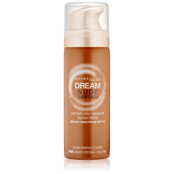 Maybelline New York Dream Nude Airfoam Foundation, Light Cocoa, 1.6 Ounce
