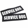 2 Pack Reflective Service Dog Patches with Hook Back for