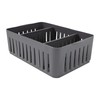 Simplify Cestino impilabile a 3 scomparti con divisori regolabili, organizer
