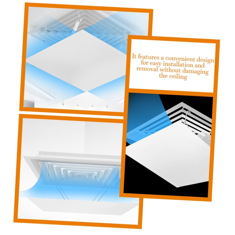 LABRIMP Air Conditioner Windshield Square Deflector Ceiling Central Air Conditioning