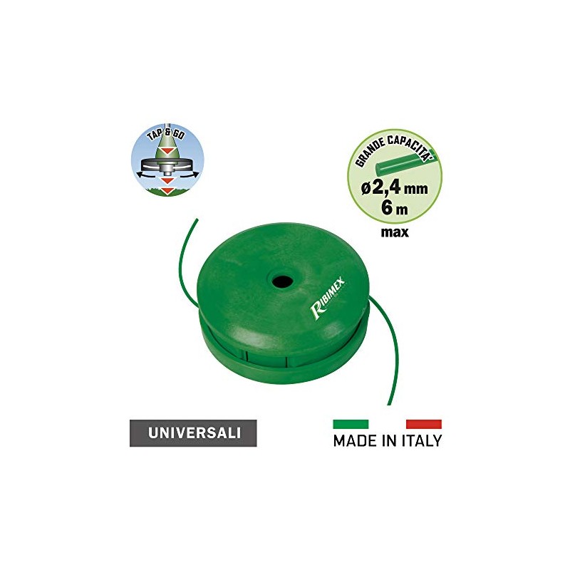 RIBILAND 06686Plastic Universal Trimmer Head?Green