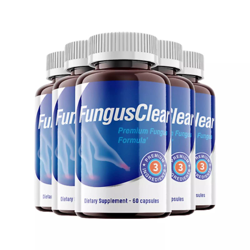 Fungus Clear 5-Pack Fungus Clear Probiotics Pills Tablets Healthy Nails