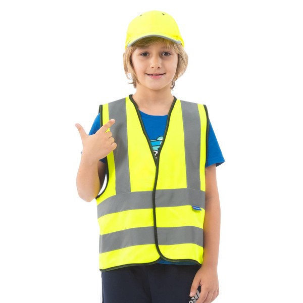 AYKRM Safety vest for children, high visibility vest, reflective safety