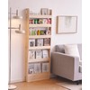 Heehee Solid Wood Bookshelf Bookcase Book Shelf Organizer for Books,