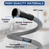 10 Ft Dishwasher Drain Hose Extension Corrugated and Flexible Dishwasher