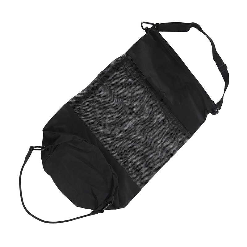 Mesh Trash Bag Washable Large Capacity Lightweight Portable Outdoor Garbage