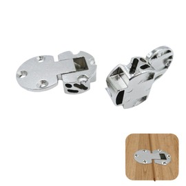 AQUALOACH Folding Table Hinges, Set of 2, Zinc Alloy, Durable, Maximum Load Capacity 22.0 lbs (10 kg), Folding 90 Degrees