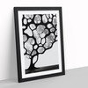 A Monochrome Tree No.5 Framed Print for Living Room Bedroom