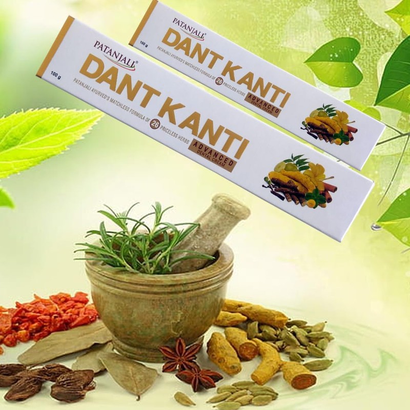 patanjali Patanjali Advanced Toothpaste Dental Cream 100g / 3.38 fl