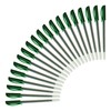 SAINO Softek Ballpoint Pens, GREEN, Fine Point (0.7mm), Pack of