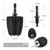 Keyless Adapter Chuck 0.8-10mm Drill Chuck Converter 3/8" 24UNF Thread