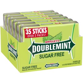 DOUBLEMINT Gum 35 stick SugarFree MegaPack 4.7 oz. (Pack of 6), 87 ounces