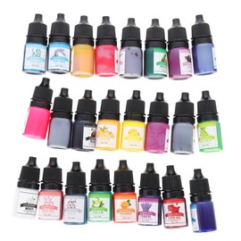 KONTONTY DIY Epoxy Resin Pigments Epoxy Dye Pigment Refillable Bottles Jewelry Production Uv Resin Colorant