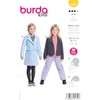 Burda Kids Girls' Sewing Pattern Jacket & Coat with Blazer