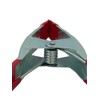 Set of 12-9-Inch Metal Spring Clamp with Red Tip