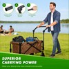 Gifeerory Universal Folding Wagon Push Handle Attachment for Camping Wagons/Strollers/Beach