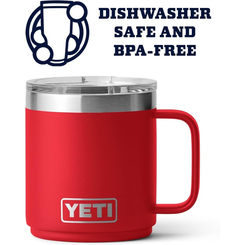 YETI YETI Rambler Mug, Vacuum Insulated Stainless Steel Stackable Mug
