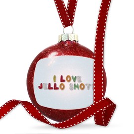 NEONBLOND Christmas Decoration I Love Jello Shots Gummy Candy Ornament