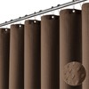 Dynamene Extra Long Shower Curtain - 96 Inch Long Waffle