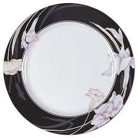 Charisma Black by Mikasa, China Salad Plate