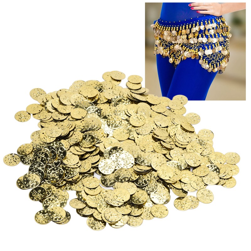 2000Pcs Belly Dance Coins Exquisite Sequins Pendants Clothing Accessories for