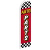 Auto Parts Red & Yellow Swooper Advertising Flag - Perfect