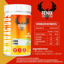 Aminoácidos 1kg Fenix Protein Varios Sabores 100 Servicios                                                                                            